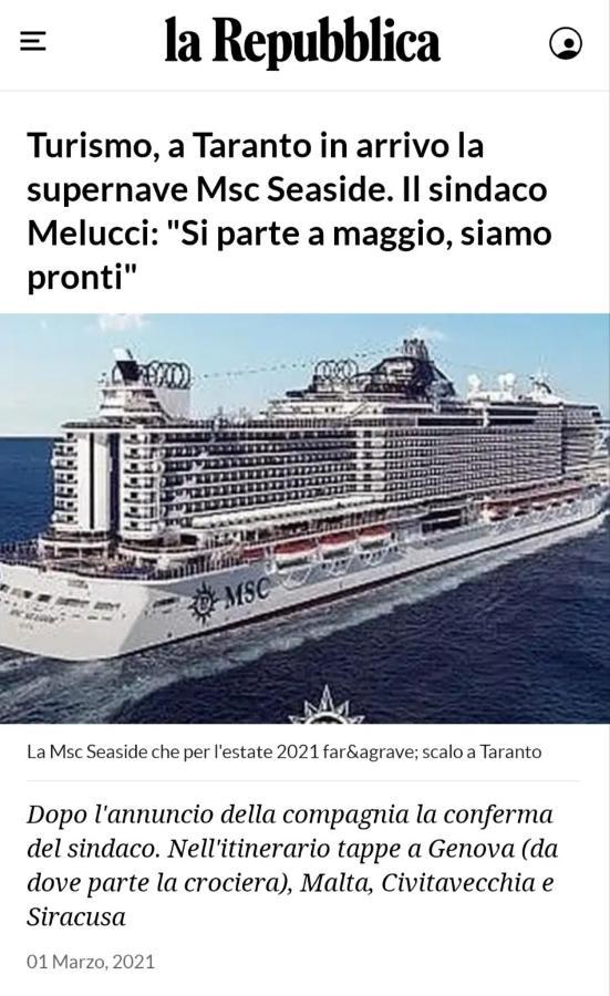 Casa Santagostino Lägenhet Taranto Exteriör bild